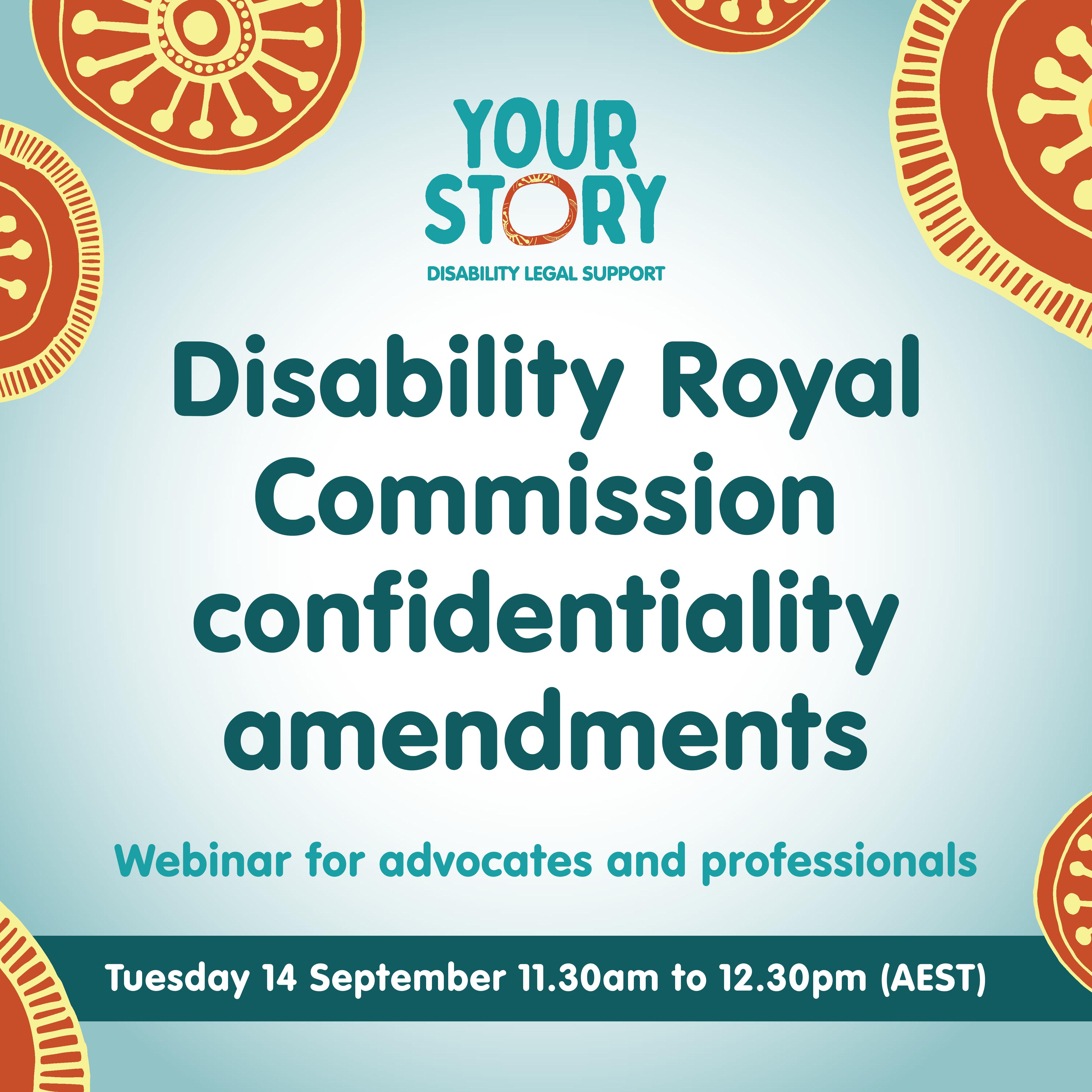 Confidentially amendments Webinar