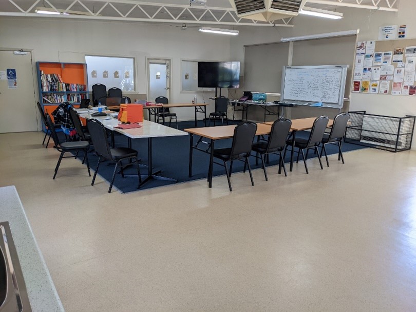 The room that the event will take place in
