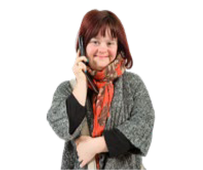 Young woman on a mobile phone