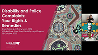 Police complaints webinar thumbnail