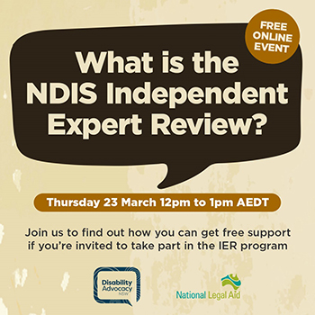 NDIS IER webinar thumbnail